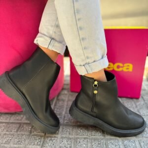 Bota con Cierre Clasica de Mujer Vizzano Negro - Imagen 3