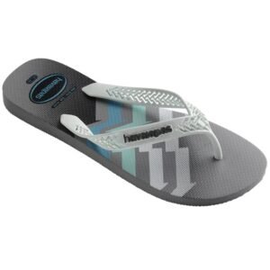 Ojota de Hombre Power Light Havainas Gris con Blanco - Imagen 1