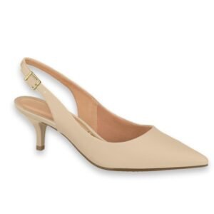 Zapato de Mujer Beige Vizzano Ecocuero con Abertura - Imagen 1