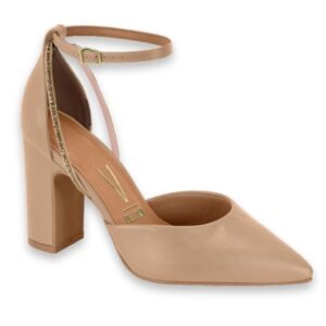 Zapato Stiletto con Taco Cuadrado Vizzano Nude - Imagen 1