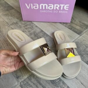 Chatita de Mujer Vm Crema con Dije - Imagen 1