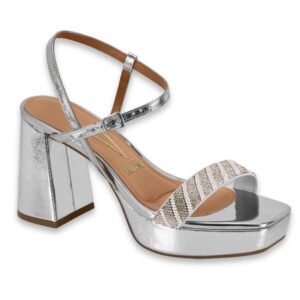 Sandalia Vizzano Plateado con Plataforma - Imagen 1
