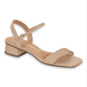 6454-111-7286 Sandalia Taco Bajito de Mujer Vizzano Beige