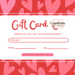 Tarjeta de Regalo Gift Card Edicion Dia del Amor