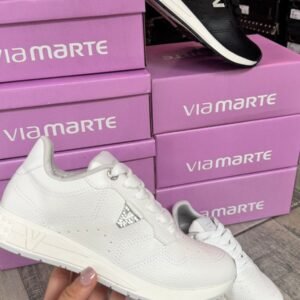 286-001-01 Zapa de Mujer VM Blanco con Gris