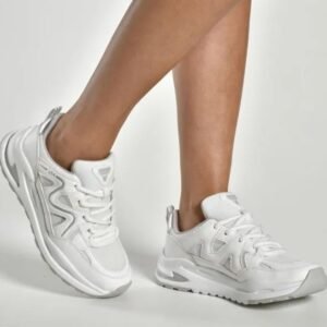 322-001-01 Zapa Urbana VM Blanca con Plateado