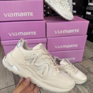 322-001-01 Zapa Urbana VM Beige con Plateado