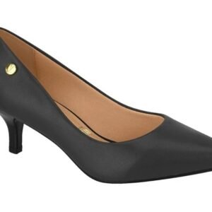 Stiletto Taco Chupete Ecocuero Negro