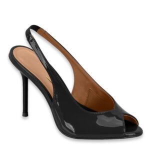 Stiletto de Mujer Boca de Pez Charol Negro