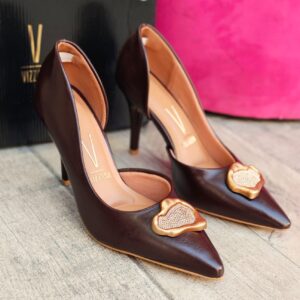 Stiletto de Mujer Vizzano Detalle Chocolate - Imagen 2
