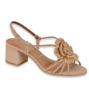 Sandalia de Mujer Vizzano Flor Beige