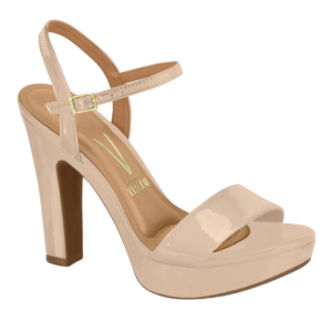 Sandalias Plataforma Vizzano Beige Charol