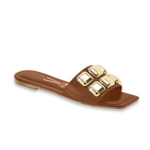 Chatita Vizzano Camel Detalles Dorados